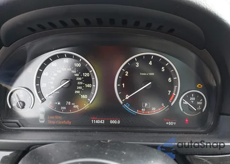 2014 BMW 535I из США, поврежденный, VIN WBA5B1C50ED476355